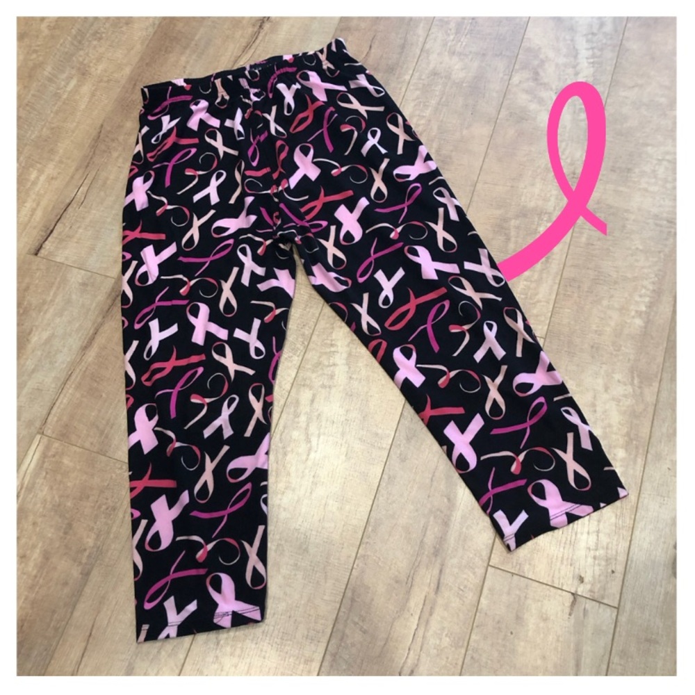Pink Ribbon 🎀 Capri leggings pattern